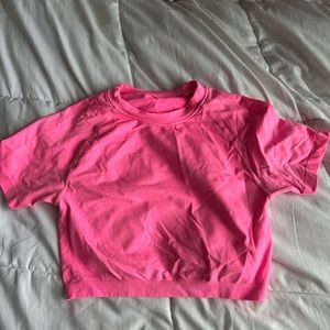 Pink crop top